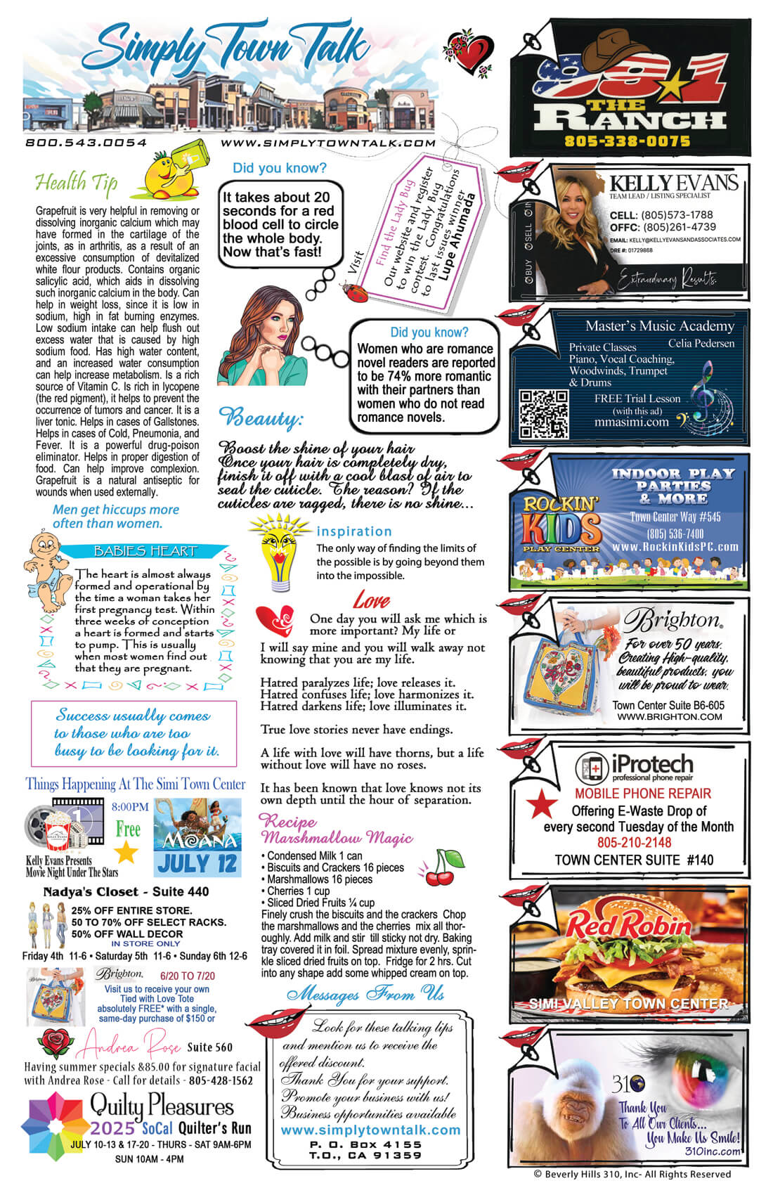 simi valley local fun newspaper july latest news local businesses town talk cafe news free paper